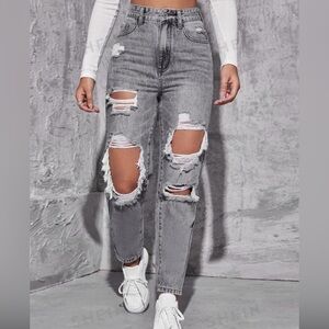 High Waisted Mom Jeans